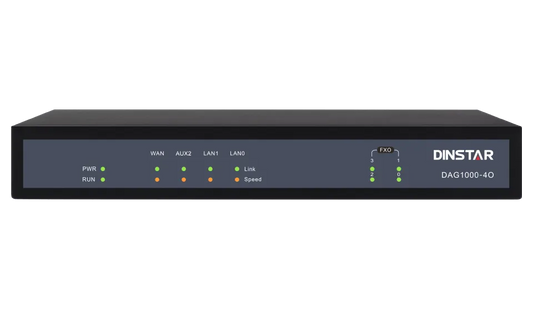 Dinstar DAG1000-4O 4-FXO Analog VoIP Gateway
