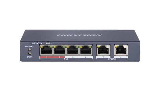 Hikvision DS-3E0106P-E-M 4-Port PoE Switch