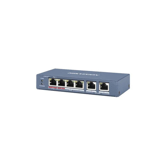 Hikvision DS-3E0106P-E/M 4 Port Fast Ethernet Unmanaged POE Switch
